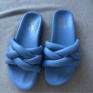 Seychelles Periwinkle Blue Women's Slide Sandals